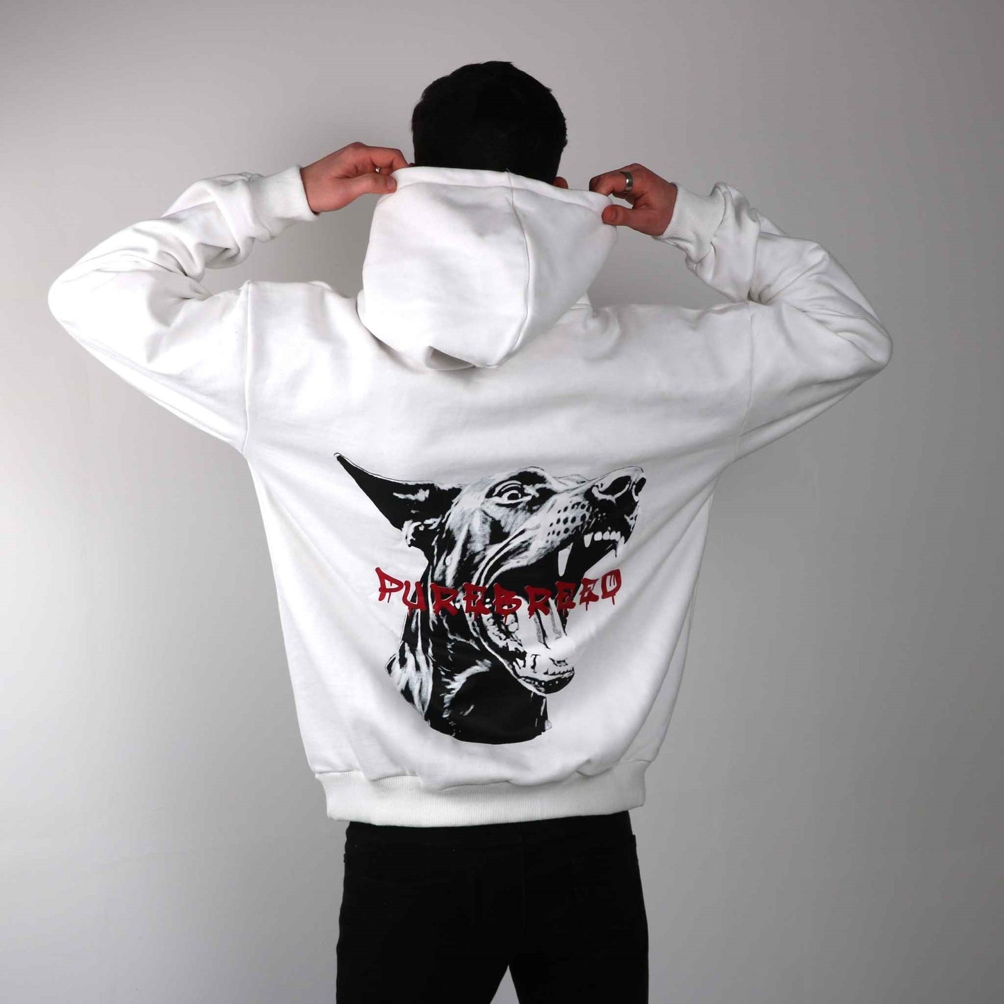 White Pure Breed Hoodie