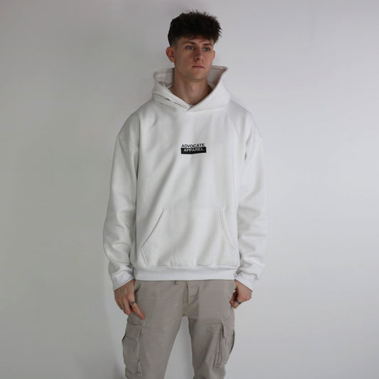 White Elevate Hoodie